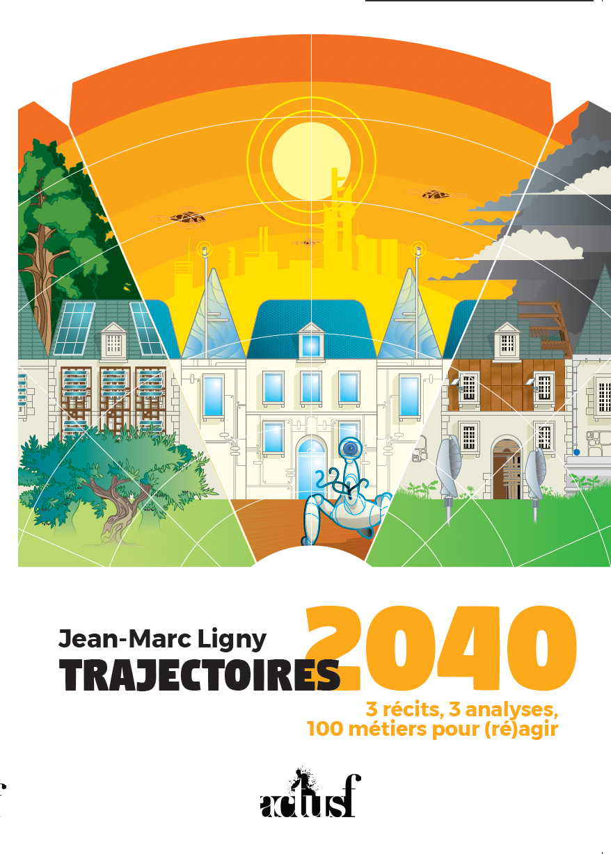 On était au lancement de Trajectoires 2040, un livre qui explore trois futurs possibles avec Jean-Marc Ligny !